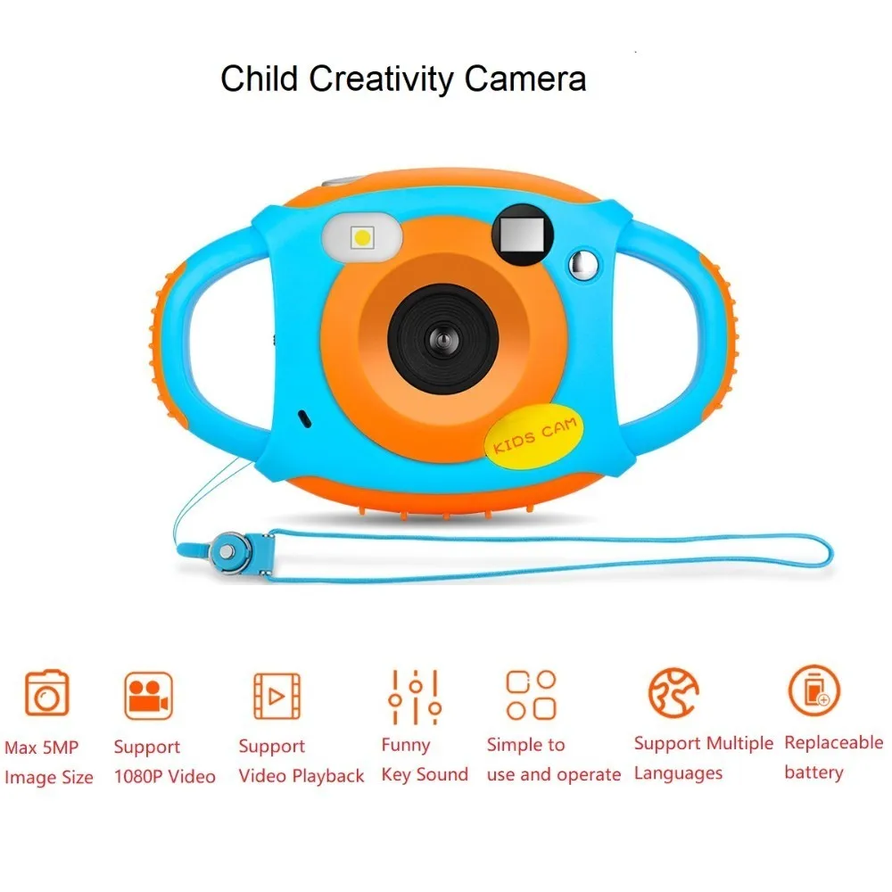 

Toddler Toy Camera Educational Mini Digital Photo Camera Juguetes Photography Birthday Gift Cool Kids Camera For Children WJ120