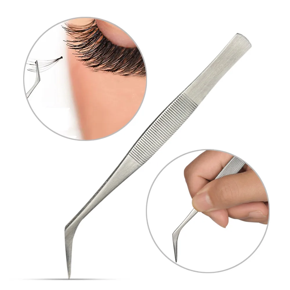 Пинцет из нержавеющей стали для удаления ресниц и бровей Pincet Pinzas Cejas Pince A Epiler Sourcil Sobrancelhas Ferramentas Slant
