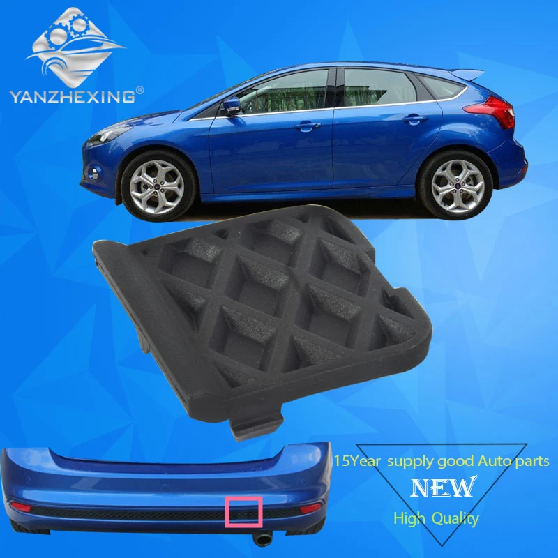 

Car Rear Bumper Towing Eye Hook Cover Cap For Ford For Focus MK3 Hatchback 2011-2016 Black Plastic BM51-A17K922-AB