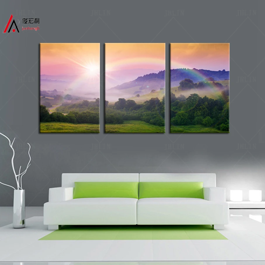 Online kopen wholesale rainbow art prints uit china rainbow art ...