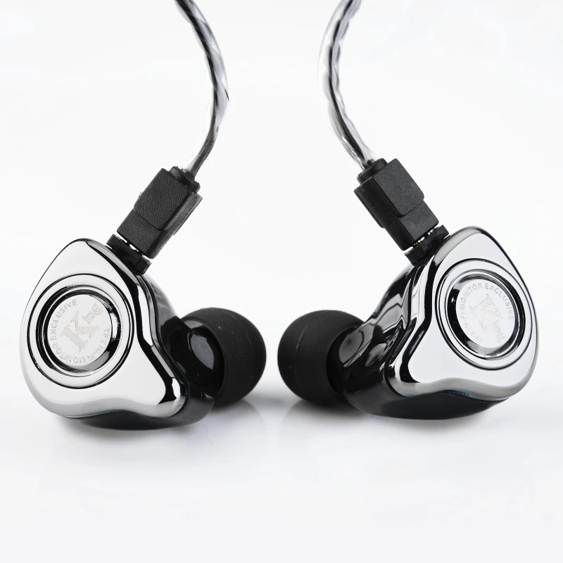 Headphones TFZ SERIES 5S Silver Plated Cable Purple Version Special Custom Edition Sport In Ear Earphone
