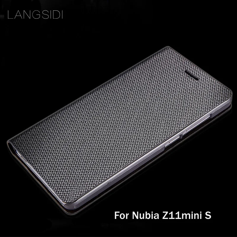 Wangcangli Merek Asli Kulit Phone Case Pola Berlian Clamshell Handphone Shell untuk Nubia Z11mini Semua-Handmade