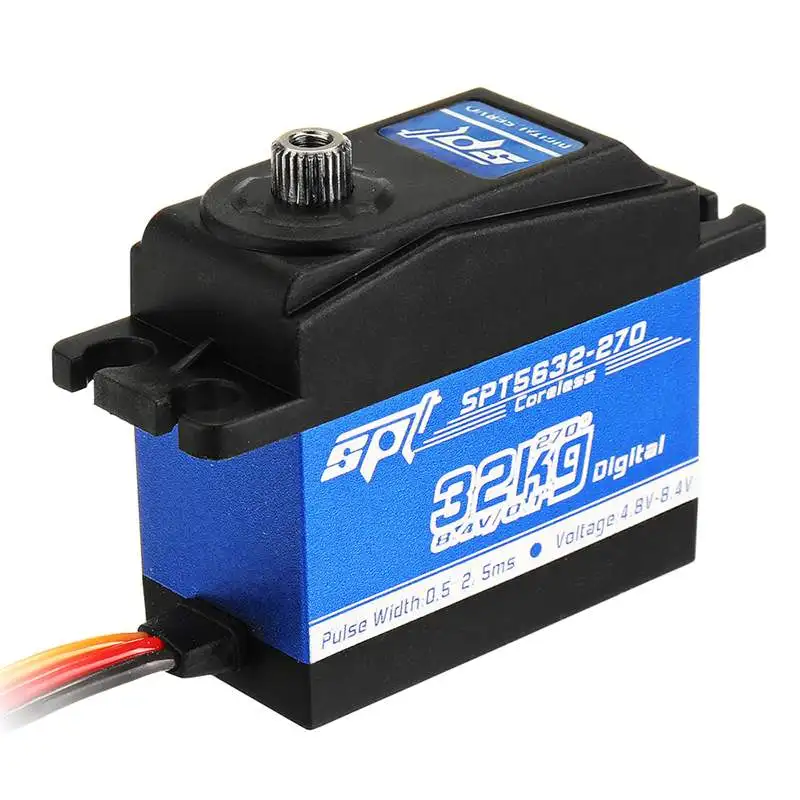 SPT Servo SPT5632 270 32 кг Бескаркасный цифровой сервопривод большой крутящий момент