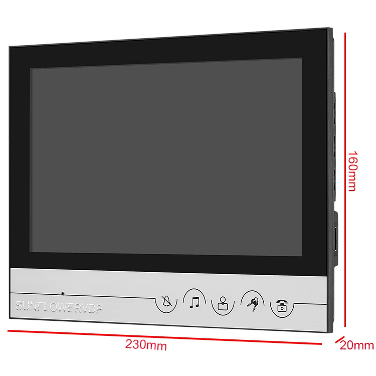 Видеодомофон 9 ''сенсорные клавиши для домофона домашний RFID клавиатура пароль/пульт дистанционного управления разблокировка +