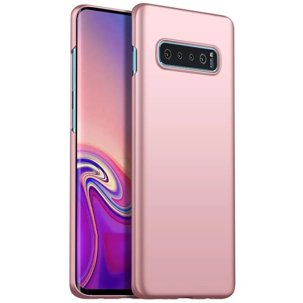 Роскошный чехол для samsung Galaxy S10 Plus, чехлы, чехол для Galaxy S10 S10E Lite E S 10E S10Plus, чехлы, PC защитный чехол s - Цвет: Rose Gold