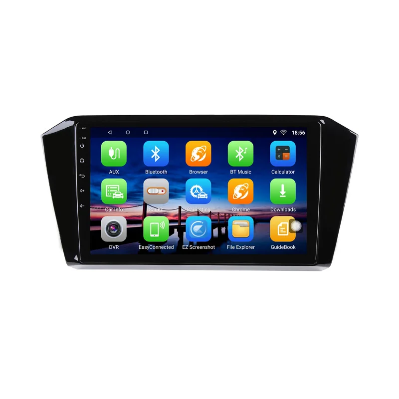 Flash Deal 10" 2+32G 2.5D IPS Android 8.1 Car DVD Multimedia Player GPS For Volkswagen VW Passat B8 2016 2017 2018 radio stereo navigation 1