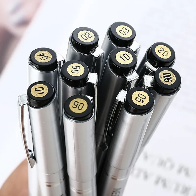 Überlegene Wasserdicht Nadel Stift Cartoon Design Skizze Marker Pigma Micron Liner Pinsel Haken Linie Stift Für Zeichnung Kunst Liefert Überlegene Wasserdicht Nadel Stift Cartoon Design Skizze Marker Pigma Micron Liner Pinsel Haken Linie Stift Für Zeichnung Kunst Liefert