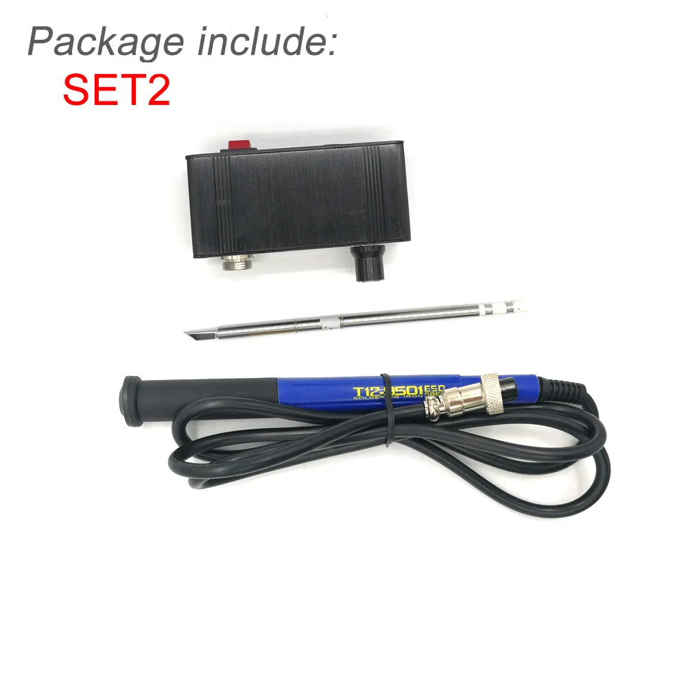 Station De Soudage T12 Mini OLED Portable - Poignée Avec Fer T12-K - Alimentation 24V Requise