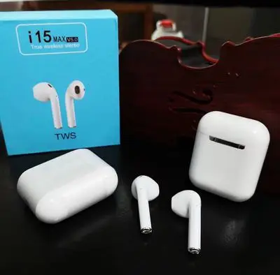 

Wireless Bluetooth 5.0 i15 Max Tws Earphones Mini Earbuds Touch Control Earphones i7s EarphoneSports running mini in-ear smart