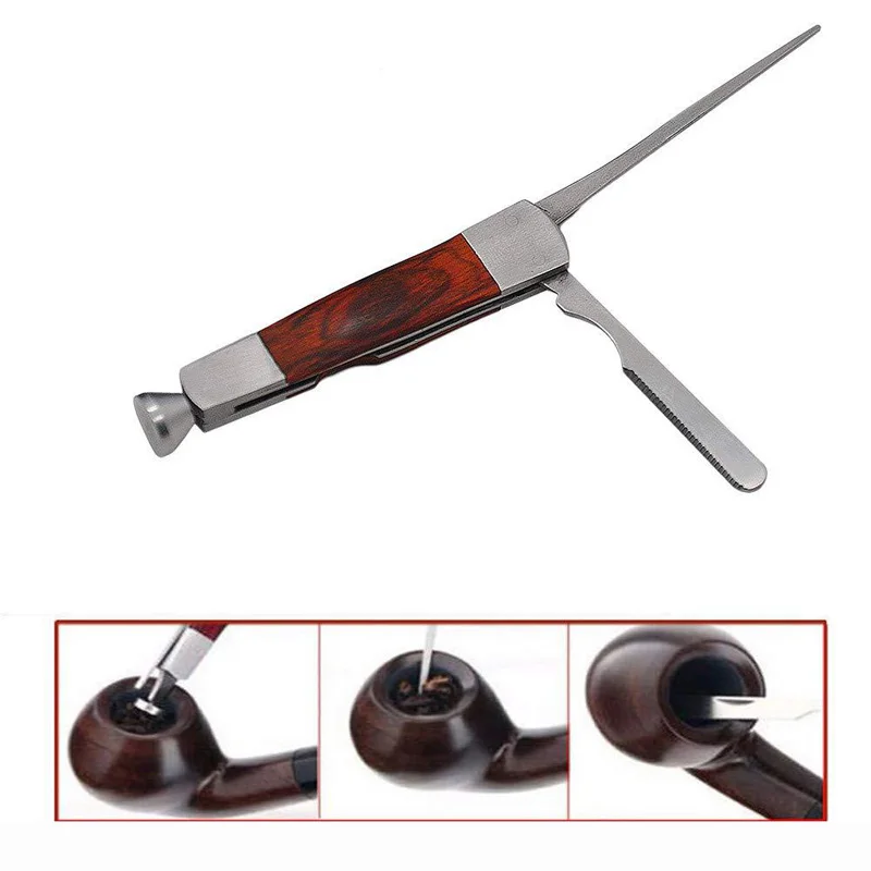 

Stainless Steel Cigar Cutter Knife Durable Outdoor Portable Tobacco Knife Smoking Pipe Cleaning Tools Cigarette Accessories