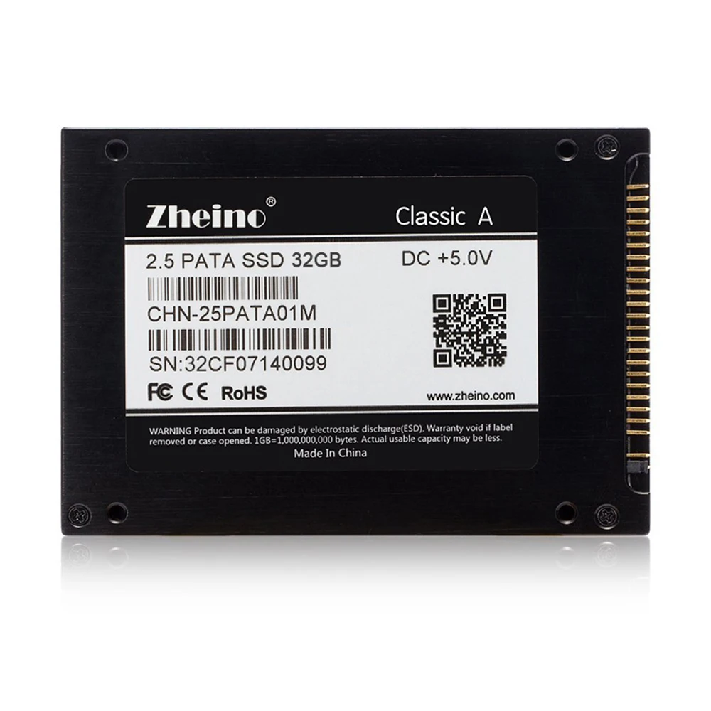 Zheino 2,5 "44PIN IDE/PATA SSD 32 GB MLC Внутренние твердотельные накопители для ноутбука DELL D610 D810 IBM X31 X32 T41 T43 T43P R51 V80