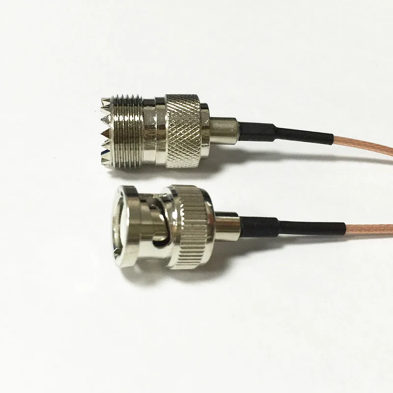 Wi Fi антенный адаптер UHF female SO239 переключатель BNC штекер RF отрезок кабель RG178 15 см