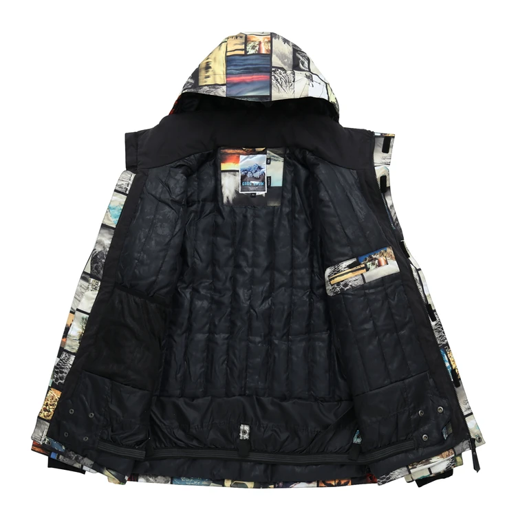 Gsou Snow traje de esquí de invierno snowboard chaqueta de esquí hombres chaqueta esqui hombre térmica impermeable Veste ski Homme JAS Heren