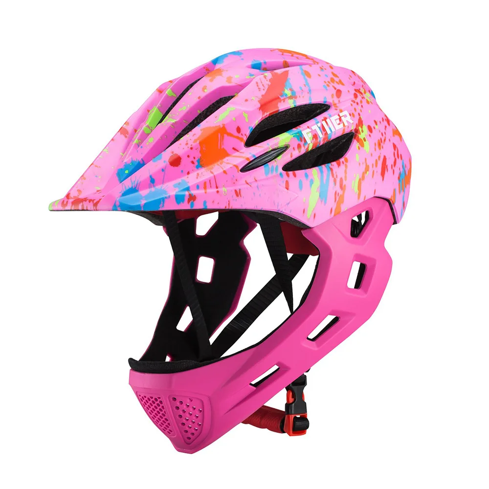 Fullface mtb cycling helmet for kids bike helmet OFF-ROAD full - Main Image