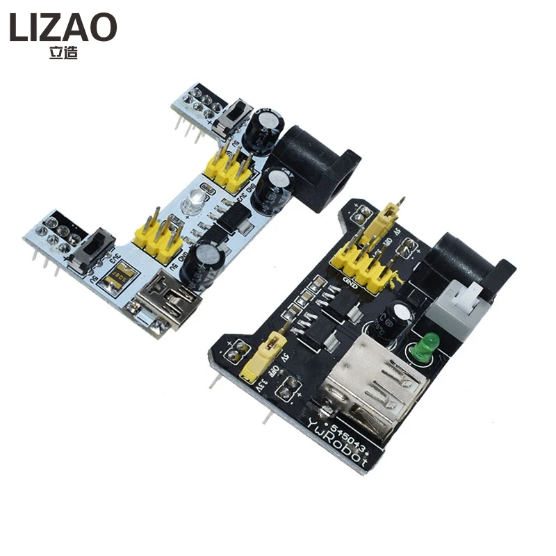 

Free Shipping MB102 Breadboard Power Supply Module 3.3V 5V MB-102 Solderless Bread Board DIY 2015 New dedicated power module