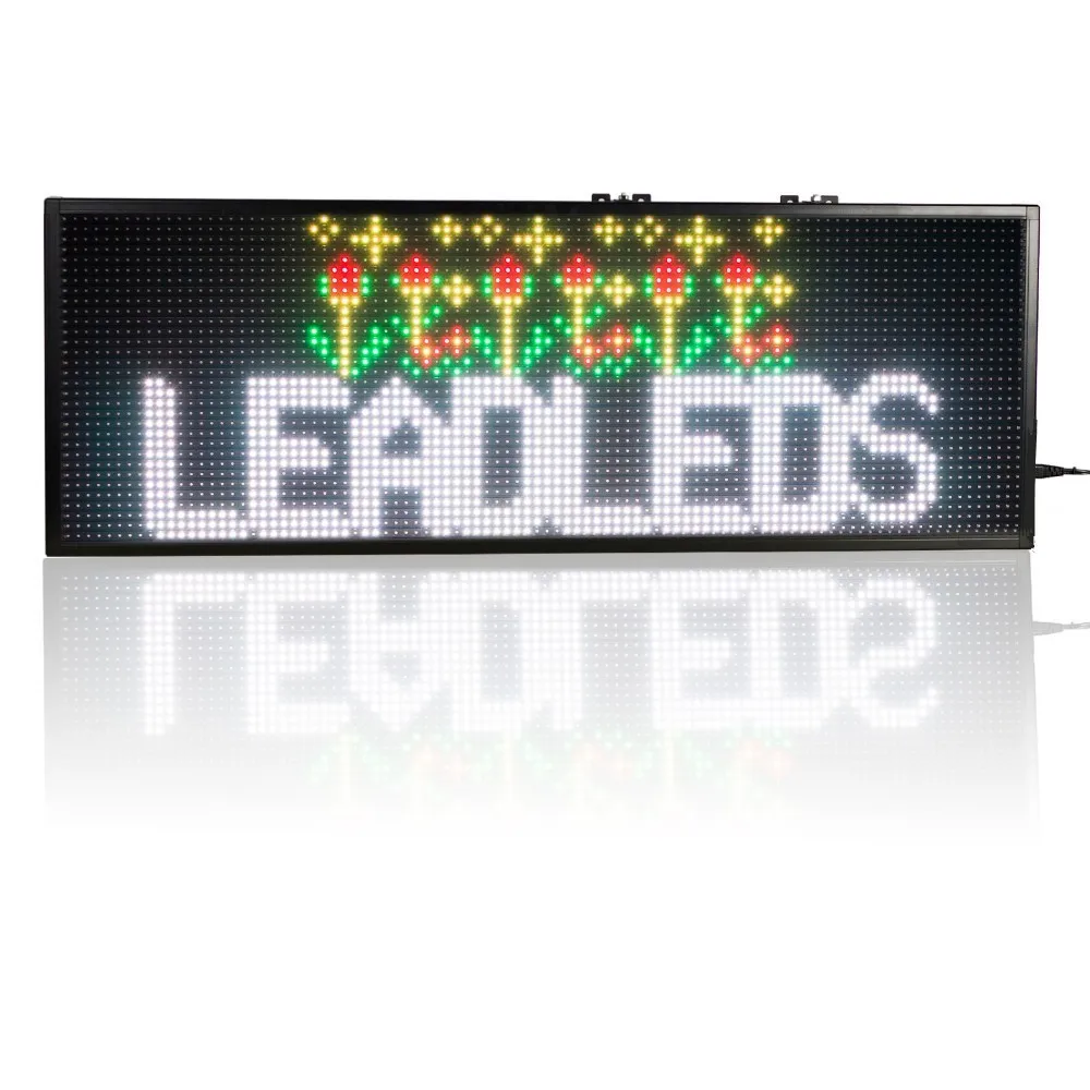 30 x11insh RGB SMD Полноцветный USB программируемый светодиодный знак 1-4 линии сообщение бегущей строкой для вашего магазина, реклама на окнах