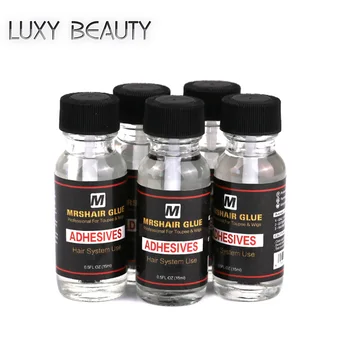 

Mrshair Glue Professional Lace Wig Glue Hair Bond 15ml For Men Toupee Tape Hair System Adhesives Ultra Hold Glue Hair Remover