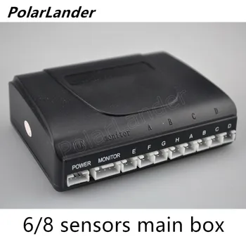 

PolarLander Car Parking Sensor Assistance Reverse Backup Radar System 6/8 sensors main box high quality