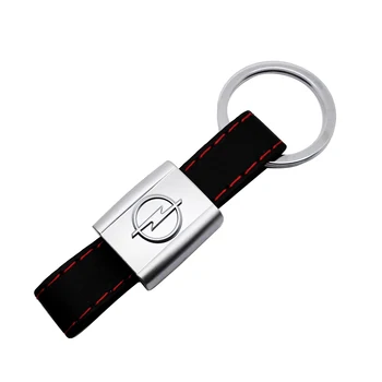 

Car-Styling Leather Keychain Car Key Ring Keyring Auto Key Holder For Opel Insignia Astra G H J Corsa Mokka Zafira Vectra Meriva