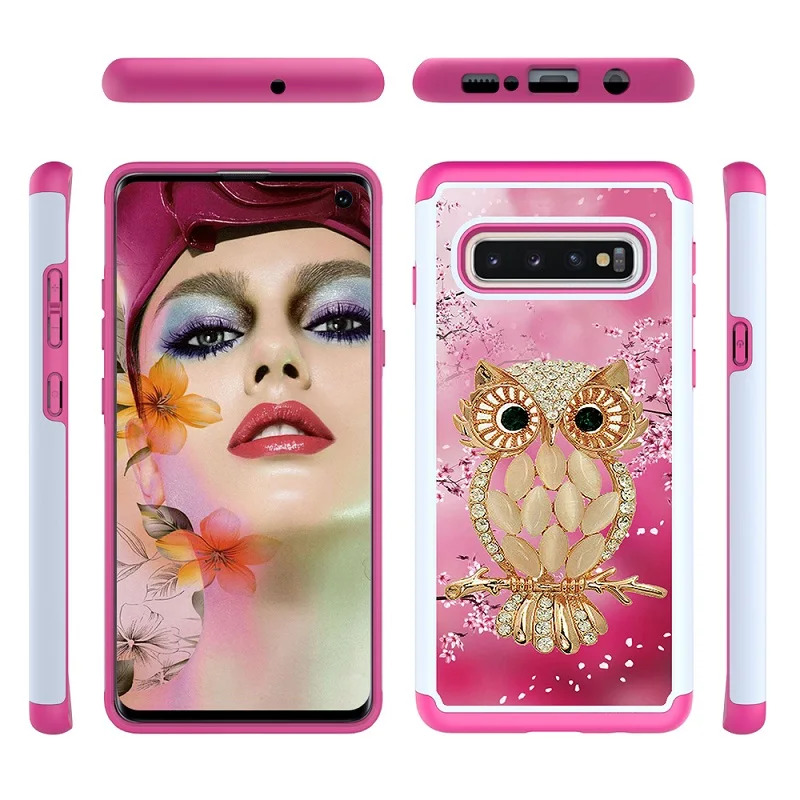 

2019 new two-in-one painted fabric shell cat mobile phone case for Samsung Galaxy S7 S7 Edge S8 S8 Plus S9 S9 Plus S10 S10 Plus