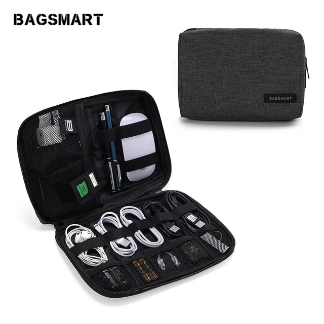 BAGSMART Electronic Accessories Packing Organizers for Earphone USB SD