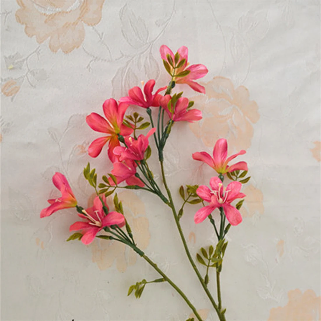 

58cm Orchid Artificial Flowers DIY Artificial Butterfly Orchid Silk Flower Bouquet Phalanenopsis Wedding Home Decoration