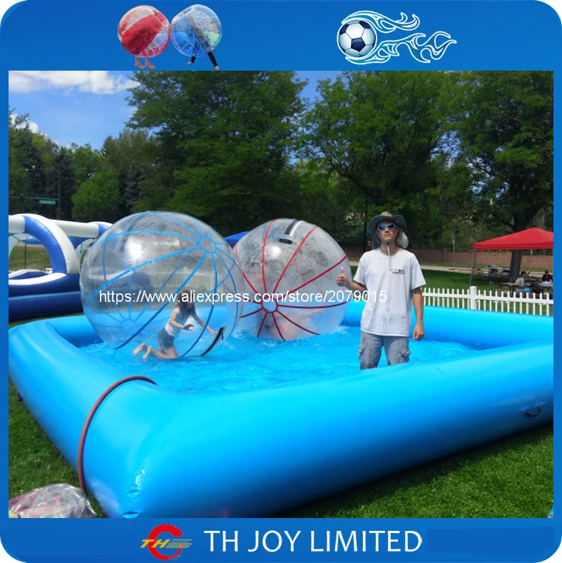 5x5m PVC tarpaulin inflatable swimming pool for sale rectangular water | Игрушки и хобби