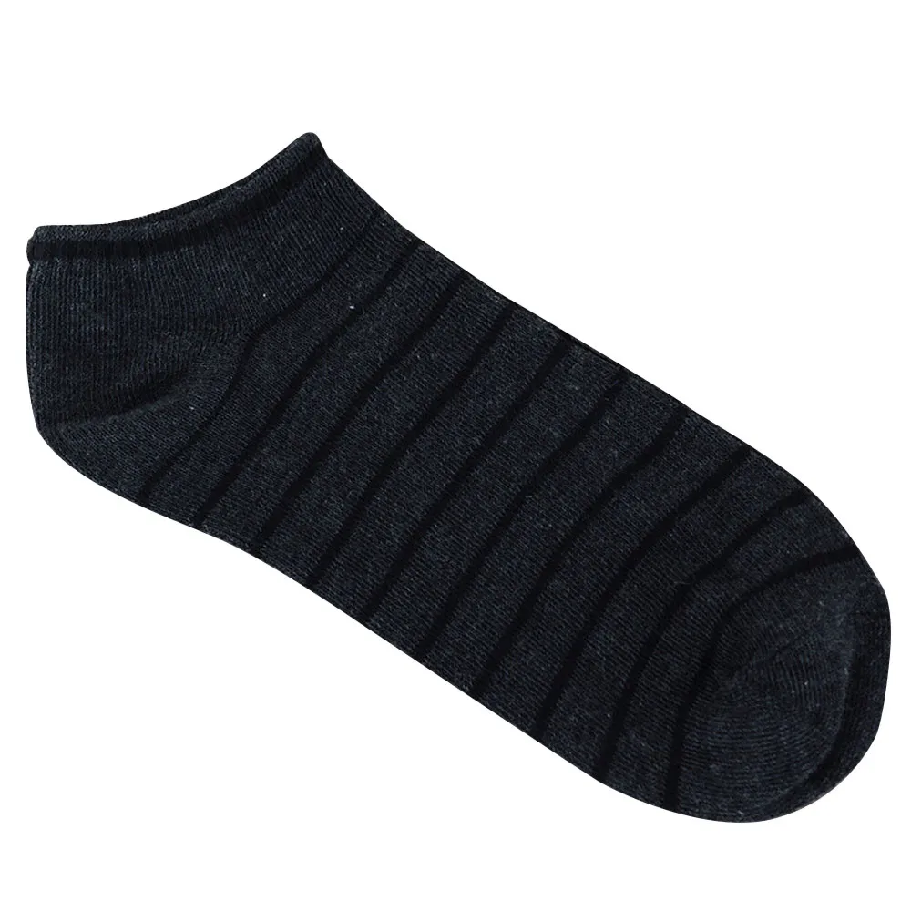 Забавные носки, 1 пара, удобные хлопковые носки в полоску для женщин и мужчин, короткие носки по щиколотку, glezna chausette 0,6