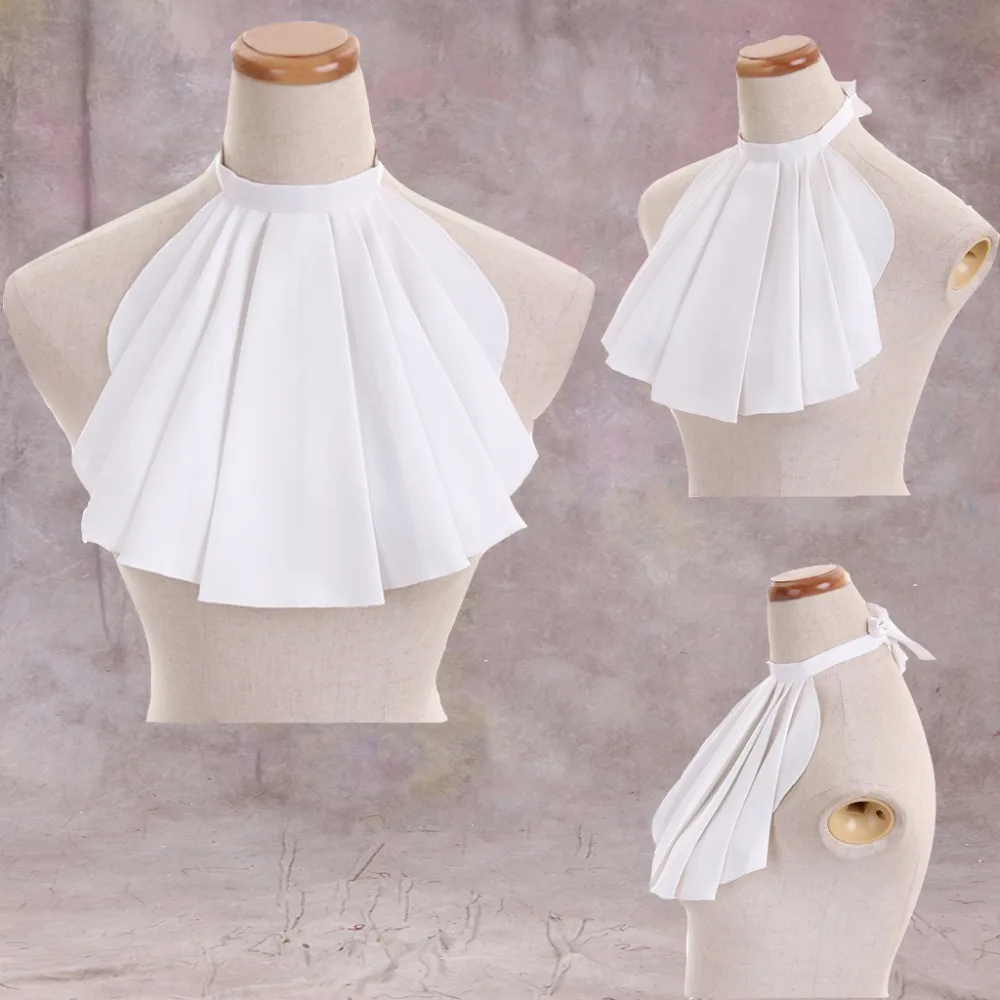 Cosplayidy Corbata de cuello de Jabot para hombre, accesorio Victoriano