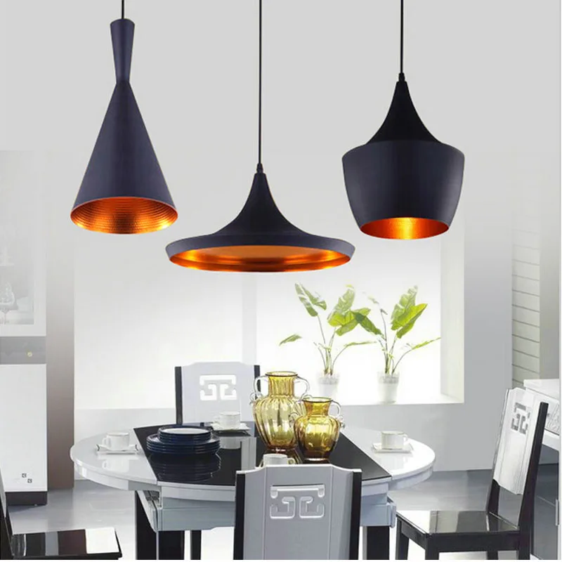 

Free shipping ABC musical instrument light simple personality creative retro aluminum pendant bar lamp