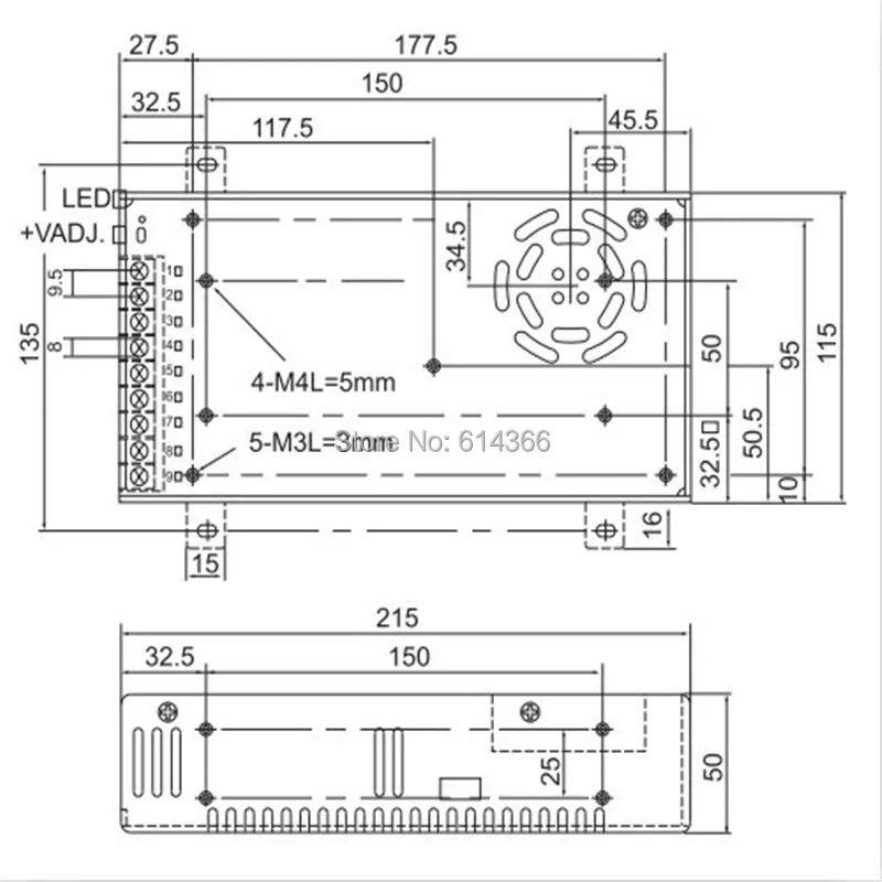  Best quality 48V 8.3A 400W Switching Power Supply Driver for CCTV camera LED Strip AC 100-240V Inpu - 32621397580