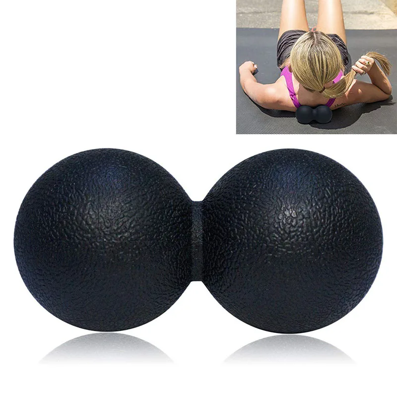 Double Lacrosse Massage Balls Yoga Peanut Ball Body Building Fitness Gym Home Massager Roller Pilates Exercise Release Muscle (7)