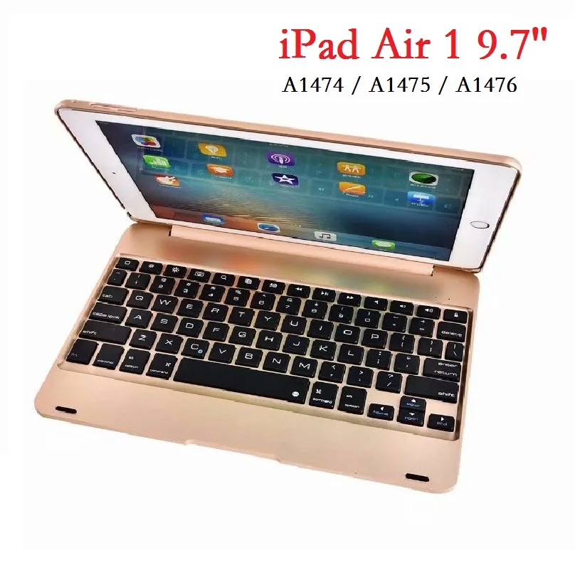 Чехол для iPad Air 1 9 7 дюйма АБС пластик чехол клавиатуры A1474 A1475 Bluetooth беспроводной с