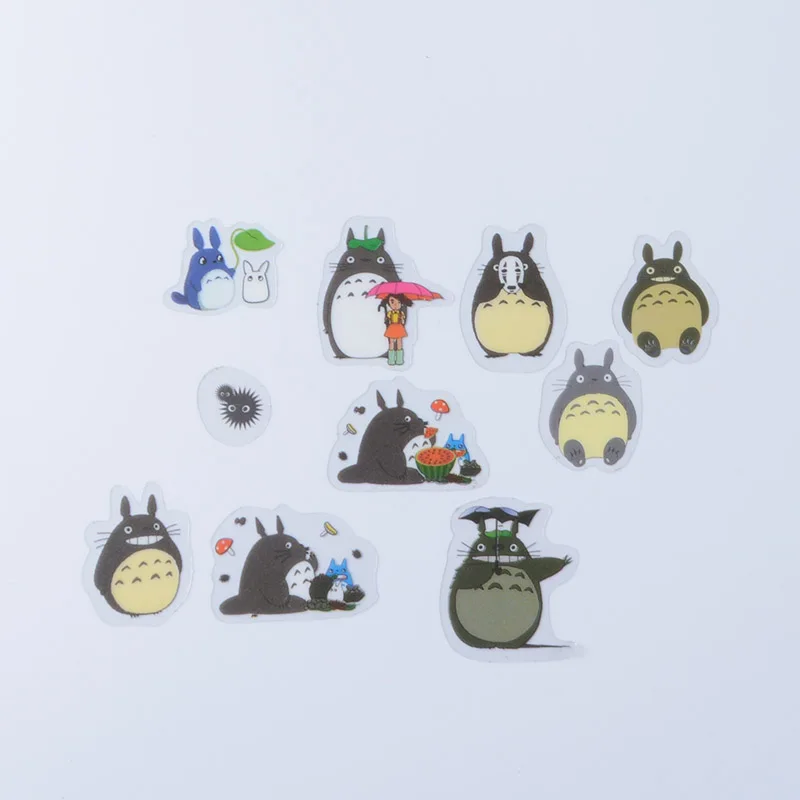 60pcs Pack Studio Ghibli Anime Totoro Tattoo Stickers For Kids Miyazaki Hayao Model Totoro Children Sticker For Notebook Iphone Studio Ghibli Ghibli Studiostickers Anime Aliexpress