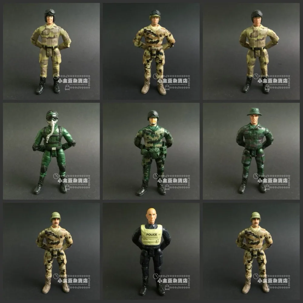 

10pc/lot random delivery BBI GIJOE special forces figures mobile multi-joint model, very suitable for military fans collectin