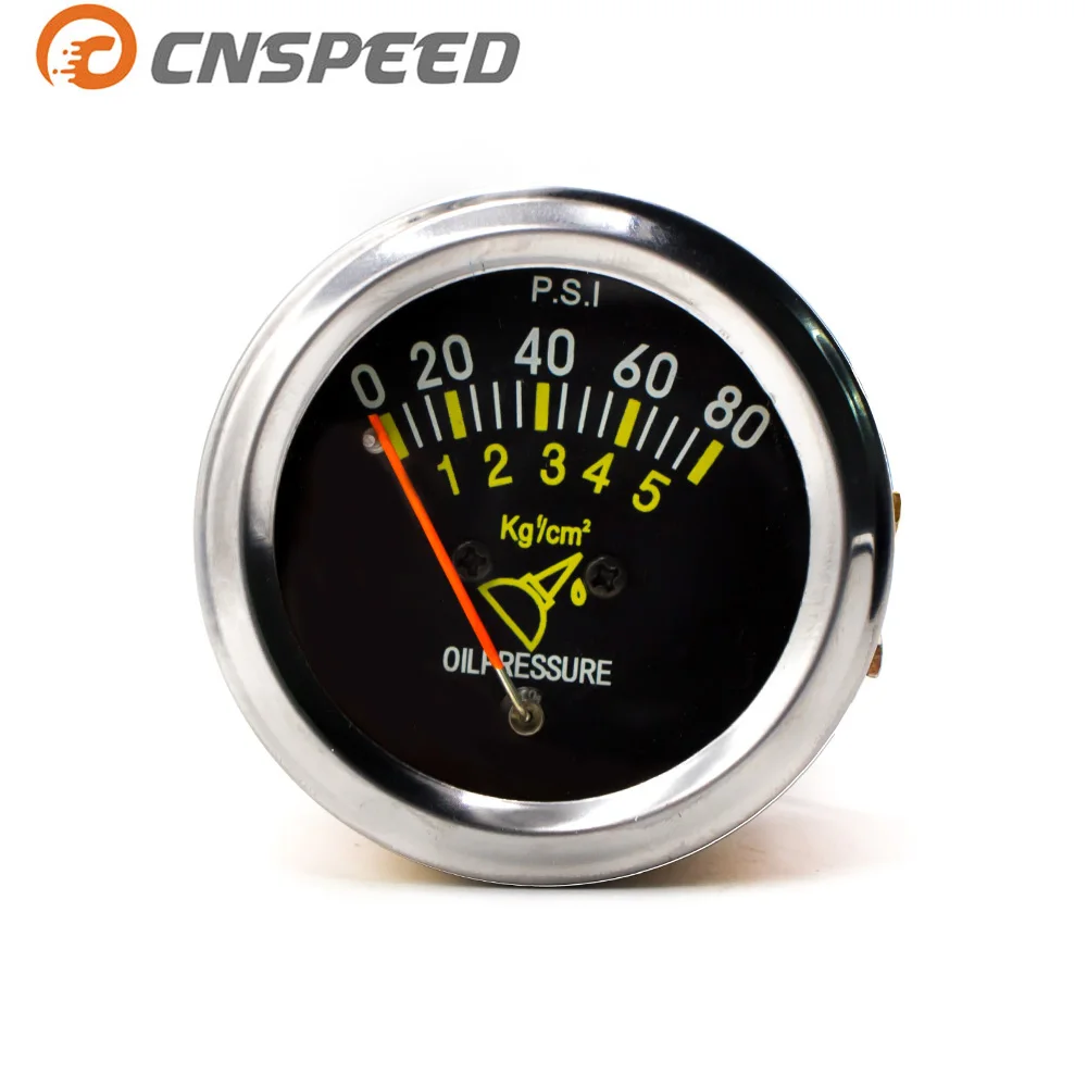 2 дюймовый механический Автомобильный манометр CNSPEED 52 мм 0 80 PSI датчик давления