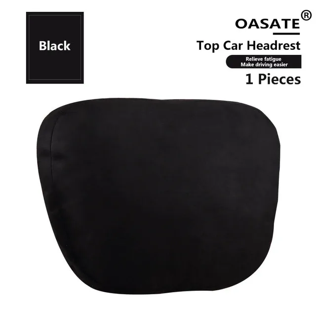 Top Quality Car Headrest Neck Support Seat / Maybach Design S Class Soft Universal Adjustable Car Pillow Neck Rest Cushion 1Pcs Black