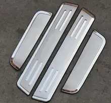 Free Shipping stainless steel scuff plate door sill Car-Styling car accessories For Hyundai IX35 2010 2011 2012 2013 Free Shipping stainless steel scuff plate door sill Car-Styling car accessories For Hyundai IX35 2010 2011 2012 2013