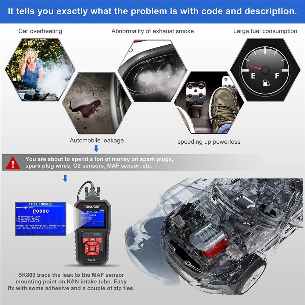 KONNWEI KW850 OBD2 السيارات ماسح ضوئي تشخيصي العالمي سيارة OBD تشخيص أداة ODB2 فحص المحرك السيارات سيارة رمز قارئ الأسود KONNWEI KW850 OBD2 السيارات ماسح ضوئي تشخيصي العالمي سيارة OBD تشخيص أداة ODB2 فحص المحرك السيارات سيارة رمز قارئ الأسود