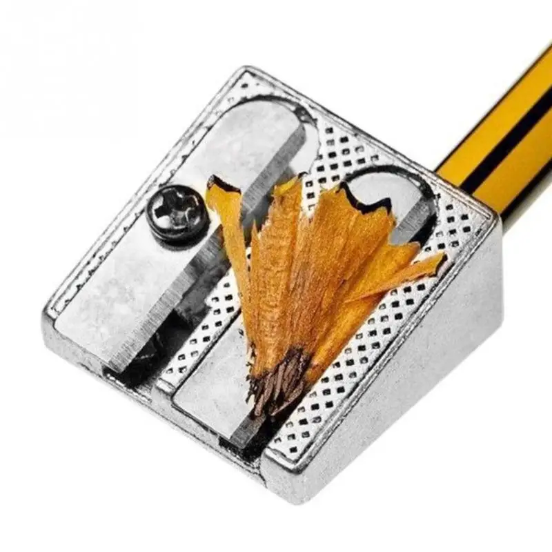 

Efficient Double Hole School Office Aluminum Alloy Bevelled Pencil Sharpener