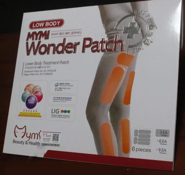18 pcs model favorite MYMI wonder slim patch for leg body slimming