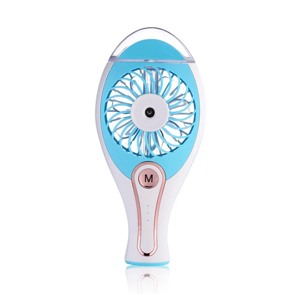 

Summer Humidifier USB Fan Mini Air Conditioner Rechargeable Water Mist Fan  With Lithium Battery Office Home Air Cooling Fan