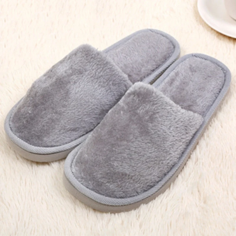 

Men's Slippers Winter Warm Men's Slippers Non-Slip Floor Indoor Home Slippers Men Shoes for Bedroom Unisex Couple Indoor Shoes
