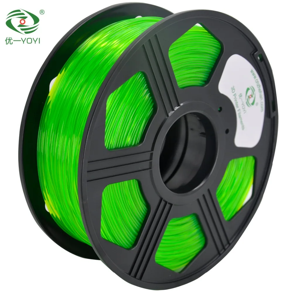 

YOYI 1.75mm prtg 3D printer filament green color PETG material for 3d machine