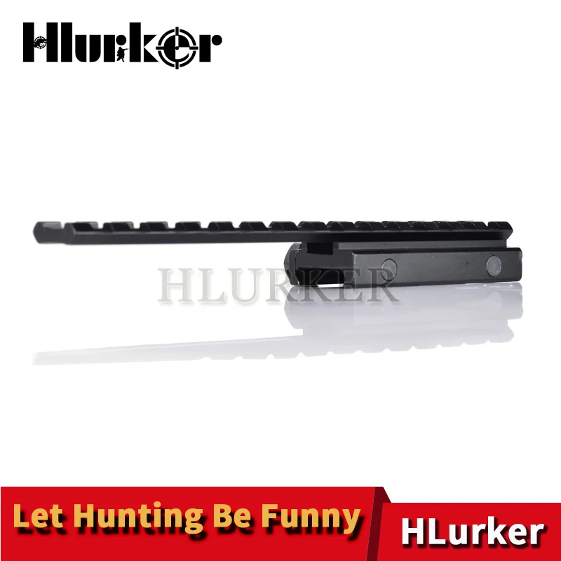 Hlurker AR15/M4/M16 بندقية نطاق قاعدة تثبيت Flattop الناهض مدد طويلة صب 20 مللي متر Picatinny ويفر السكك الحديدية 0.5 \