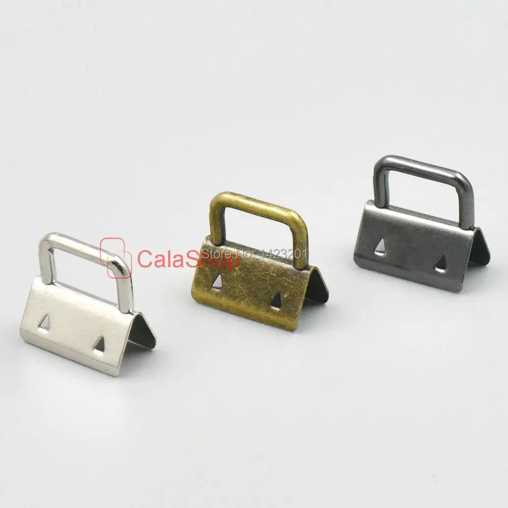 50 Pcs / Lot 25mm 1" Key Fob Hardware Keychain Ring wrist Wristlets