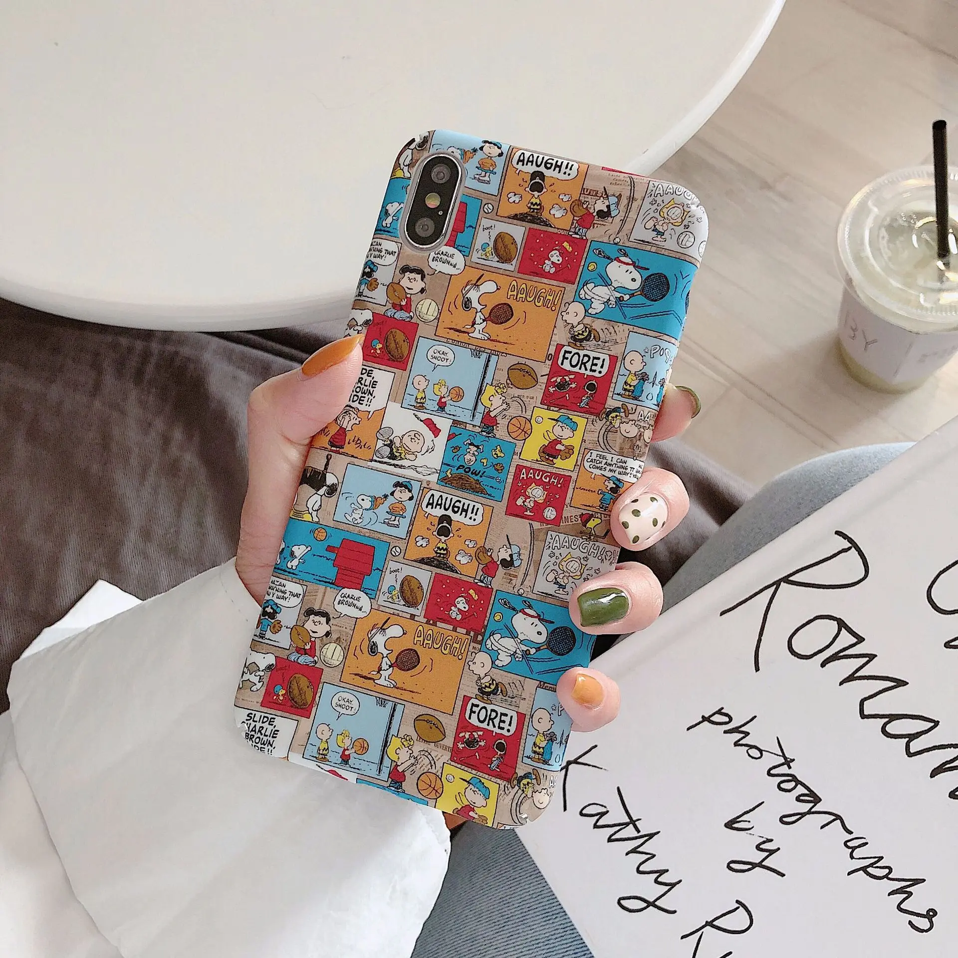 

Carton cute phone case for iphone Xs MAX case covers for iphone 7 8 plus Xcase