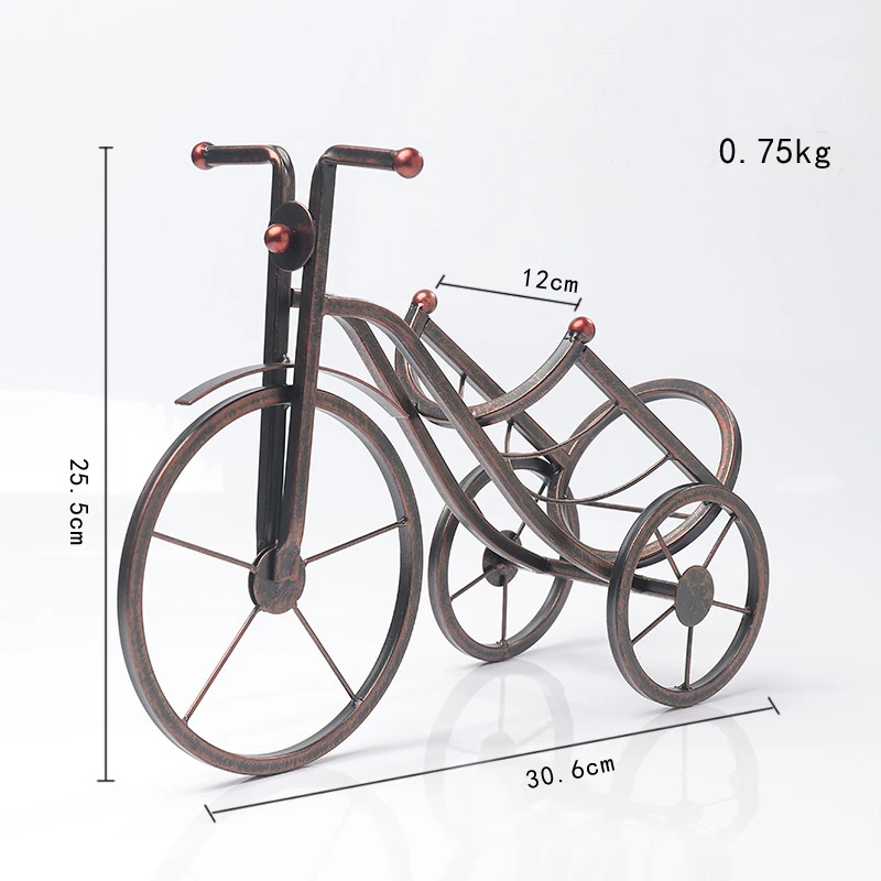 Винный Стеллаж, винный держатель, полка, персонаж, металлический велосипед, практичная скульптура, винный стенд, украшение дома, интерьер, ремесла, рождественский подарок