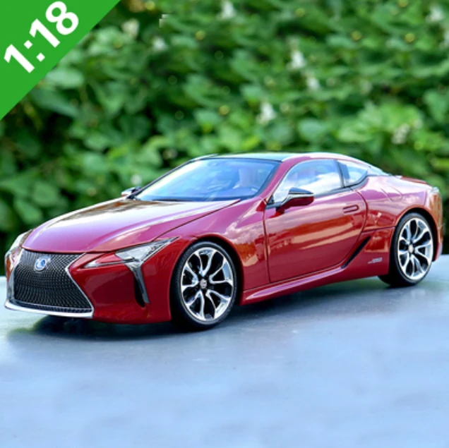 1:18 литья под давлением модели для сплав LEXUS LC500h 2018 синий игрушка купе автомобиля
