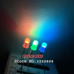 1000 шт. 5 мм/F5 4Pin красный зеленый синий RGB светодиодный Отраженные общий анод (катод) rgb светодиодный многоцветная триколор круглый Emitting Diode